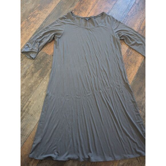 Eileen Fisher Dresses & Skirts - Eileen Fisher Gray Midi Dress